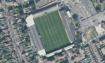 Satellite view showing Roots Hall in East of England