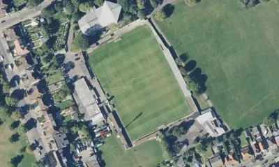 Satellite view showing Vale Farm in London