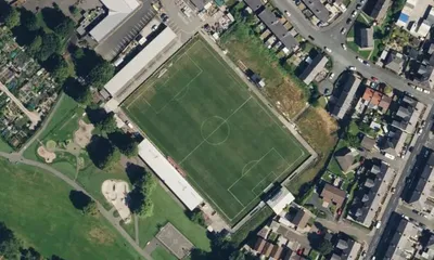 Satellite view showing Victory Park in North West