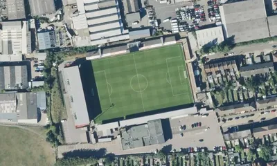 Satellite view showing Victoria Road in London