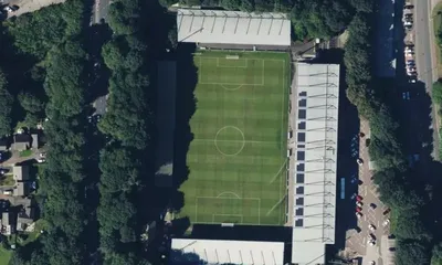 Satellite view showing The Shay in Yorkshire and the Humber
