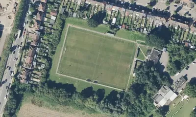Satellite view showing Berkeley Fields in London