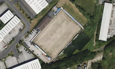 Satellite view showing New Bucks Park in North West
