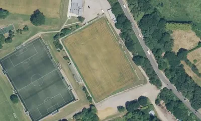 Satellite view showing Rowley Lane in London