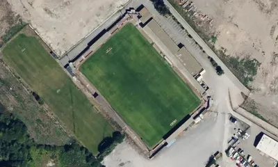 Satellite view showing Wincham Park in North West