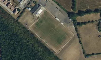 Satellite view showing Shefford Sports Club in East of England