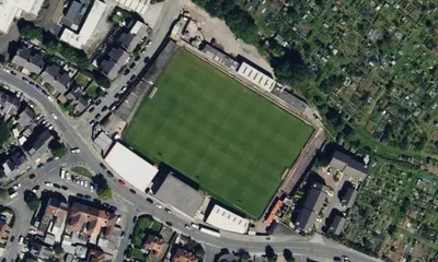 Satellite view showing Moss Lane in North West