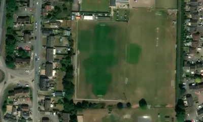 Satellite view showing Brantham Leisure Centre in East of England