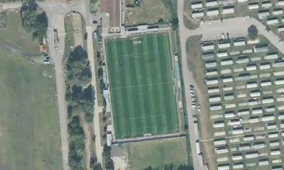 Satellite view showing Thames Road in East of England