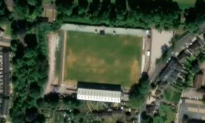 Satellite view showing The Walks Stadium in East of England