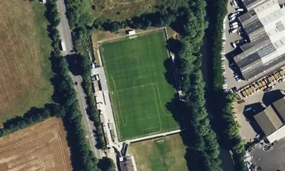 Satellite view showing Gaywood Park in East of England