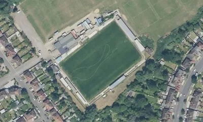 Satellite view showing Grosvenor Vale in London