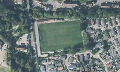 Satellite view showing Full Vision Stadium in East of England