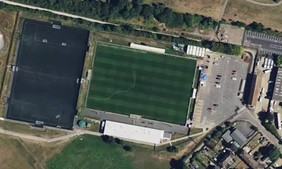 Satellite view showing Creasey Park in East of England
