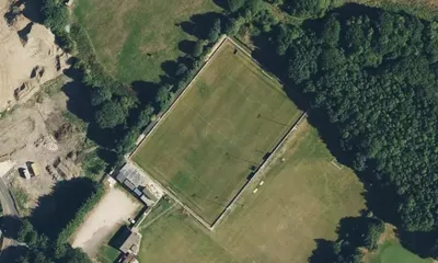 Satellite view showing St. Giles Road in Yorkshire and the Humber