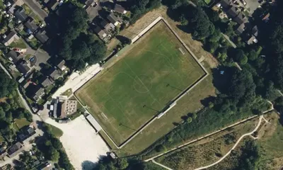 Satellite view showing Clayborn Ground in Yorkshire and the Humber