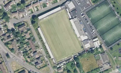Satellite view showing Meadow Park in East of England