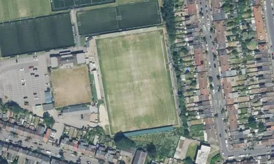 Satellite view showing Wadham Lodge Sports Ground in London