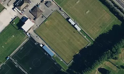 Satellite view showing Rivacre Park in North West