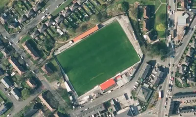 Satellite view showing Hurst Cross in North West