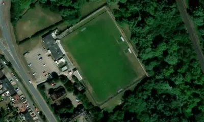 Satellite view showing Greens Meadow in East of England