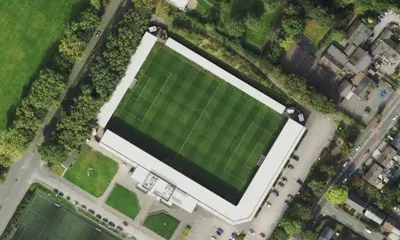 Satellite view showing Broadhurst Park in North West