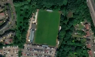 Satellite view showing Ram Meadow in East of England