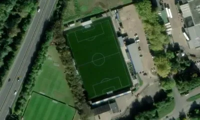 Satellite view showing McMullen Park in East of England
