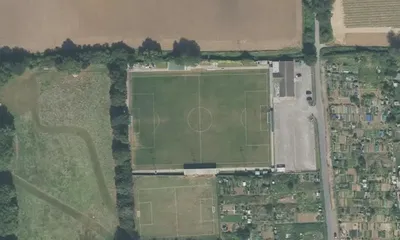 Satellite view showing Burroughs Park in East of England