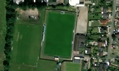 Satellite view showing Victory Road in East of England