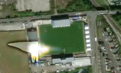 Satellite view showing Holker Street in North West