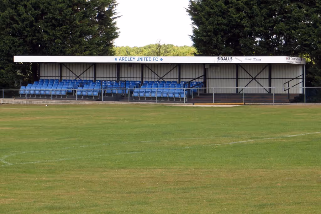The stand at Ardley United FC
