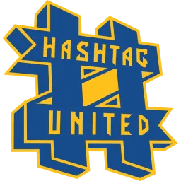 Crest of Hashtag United Football Club